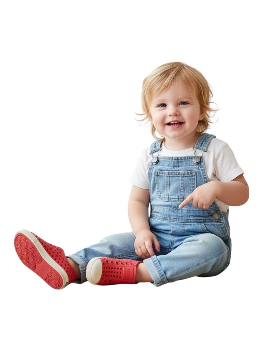 Native Shoes Jefferson Red Toddler C6 Slip On Water Shoes